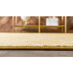 Unique Loom Trellis Frieze Collection Lattice Moroccan Geometric Modern Yellow Area Rug (2' 0 x 3' for $35 Unique Loom Trellis Frieze Collection Lattice Moroccan Geometric Modern Yellow Area Rug (2' 0 x 3' for $35