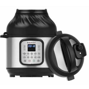 Instant Pot Duo Crisp 8-Quart 9-in-1 Electric Pressure Cooker & Air Fryer for $50 Instant Pot Duo Crisp 8-Quart 9-in-1 Electric Pressure Cooker & Air Fryer for $50