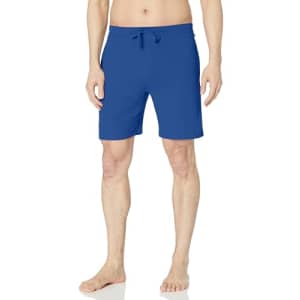 BOSS Men's Waffle Contrast Logo Lounge Shorts, Sodalite Blue for $29 BOSS Men's Waffle Contrast Logo Lounge Shorts, Sodalite Blue for $29