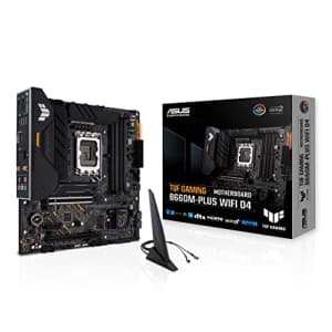 ASUS TUF Gaming B660M-PLUS WiFi D4 LGA 1700(Intel 12th Gen) mATX Gaming Motherboard (PCIe for $205