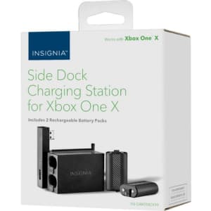 Insignia Side Dock Charging Station for Xbox One X for $10