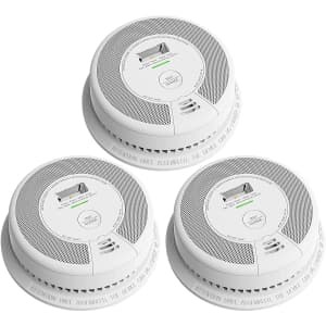 X-Sense Smoke Detector with Emergency Light 3-Pack for $80