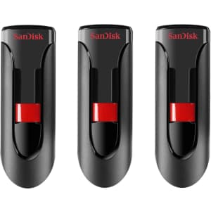 SanDisk 16GB Cruzer USB 2.0 Flash Drive 3-Pack for $15 SanDisk 16GB Cruzer USB 2.0 Flash Drive 3-Pack for $15