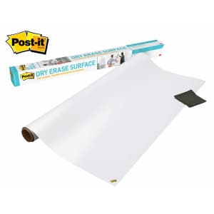 Post-it 4x3-Foot Dry Erase Whiteboard Film Surface for $29