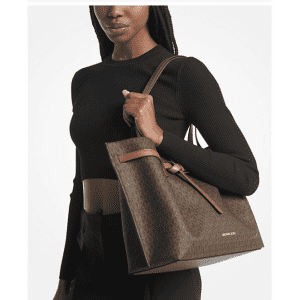 Michael Kors Emilia Large Logo Tote Bag for $99
