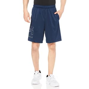 Under Armour Men's Tech Boxed Logo Shorts, Academy (408)/Quirky Lime, Large for $30 Under Armour Men's Tech Boxed Logo Shorts, Academy (408)/Quirky Lime, Large for $30