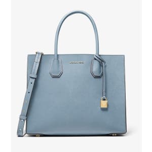 Michael Michael Kors Mercer Large Saffiano Leather Tote Bag for $112