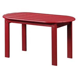 Linon Adirondack Patio Coffee Table in Red for $87