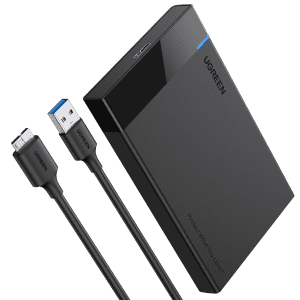 Ugreen USB 3.0 to SATA III Hard Drive Enclosure for $8