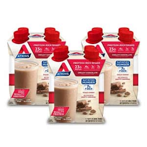 Atkins Meal Size Creamy Chocolate Protein-Rich Shake. With Protein. Keto-Friendly and Gluten Free, for $44