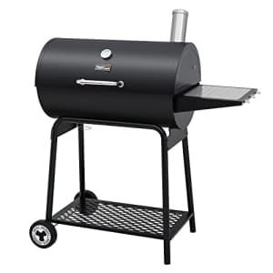 Royal Gourmet CC1830 30 Barrel Charcoal Grill with Side Table, 627 Square Inches, Outdoor Backyard, for $129
