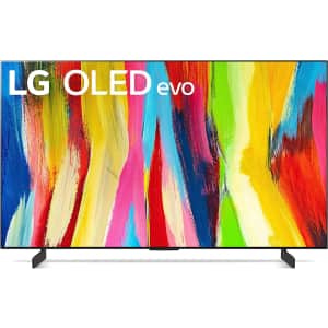 LG C2 Evo OLED42C2PUA 42" 4K HDR 120Hz OLED Smart TV for $897