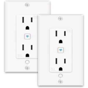 ILintek Lumary Smart Wi-Fi In-Wall Outlet 2-Pack for $22 ILintek Lumary Smart Wi-Fi In-Wall Outlet 2-Pack for $22