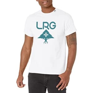LRG Lifted Men's Research Group Collection T-Shirt, OG White, Medium for $22