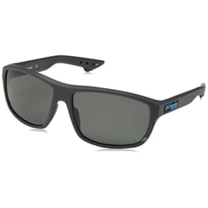 Columbia Men's Airgill Lite Oval Sunglasses, Matte Shark/Smoke Polarized, 60 mm for $71