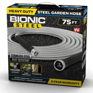 Bionic Steel 100-Foot Stainless Steel Garden Hose for $43 Bionic Steel 100-Foot Stainless Steel Garden Hose for $43