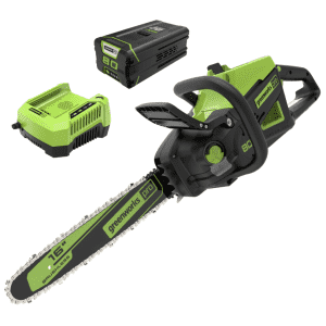 Greenworks 80V 16" 2.0kW Cordless Battery Chainsaw w/ 4.0 Ah Battery & Charger for $208