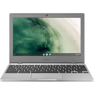 SAMSUNG 11.6" Chromebook 4, French-English Keyboard, Intel Celeron, 4GB RAM, 32GB eMMC, Chrome OS for $155
