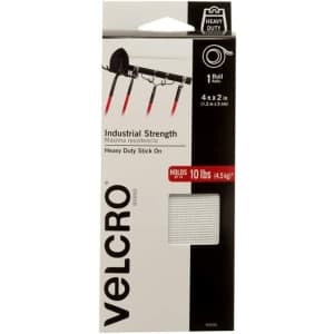 Velcro 4' x 2" Industrial Strength Tape for $3