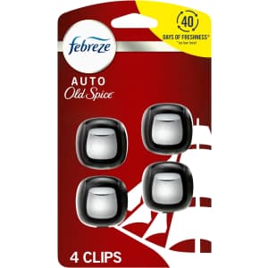 Febreze Old Spice Car Air Freshener Vent Clip 4-Pack for $8.43 via Sub. & Save