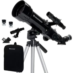 Celestron 70mm Travel Scope Portable Refractor Telescope for $93