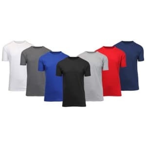 Men's Performance or Classic T-shirt 6-Packs for $20