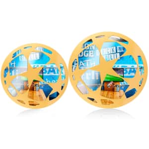 16" and 20" Soccer Ball Mirror Set for $50