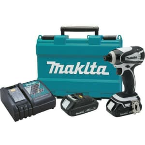 Makita 18V 1.5 Ah 0.35" Hex Impact Driver Kit for $122