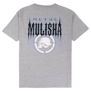 Metal Mulisha Men's Acid Bath TEE Short Sleeve T Shirt, Heather Grey for $19