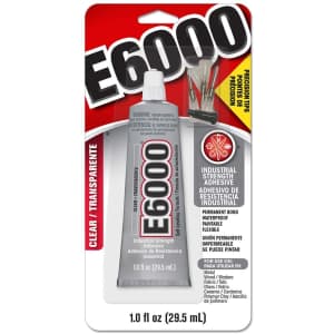 E6000 1-oz. Adhesive w/ Precision Tips for $4