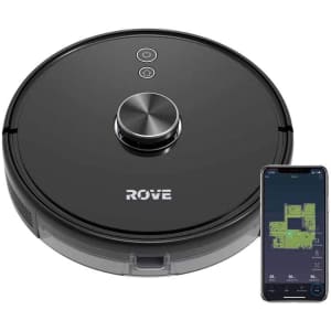 Rove Pro L3510 Lidar Navigation Robot Vacuum Cleaner for $235