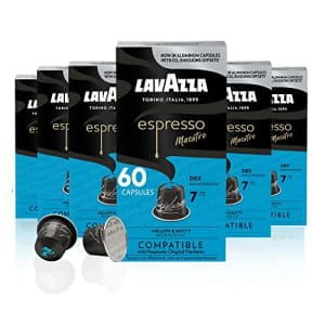 Lavazza Espresso Decaffeinated Dek Medium Roast Arabica & Robusta Aluminum Capsules Compatible with for $17 Lavazza Espresso Decaffeinated Dek Medium Roast Arabica & Robusta Aluminum Capsules Compatible with for $17