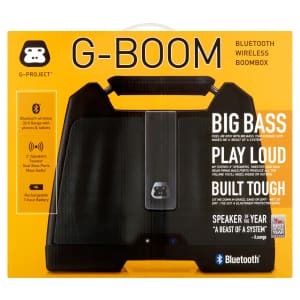 G-Project G-Boom Wireless Bluetooth Boombox for $58