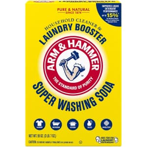 Arm & Hammer Laundry Booster Super Washing Soda for $5