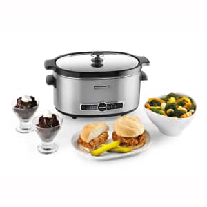 KitchenAid 6-Quart Stainless Steel Slow Cooker for $80 KitchenAid 6-Quart Stainless Steel Slow Cooker for $80
