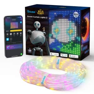 Govee x The Wild Robot 4.9x6.6-Foot Curtain Lights: $90 w/ Prime