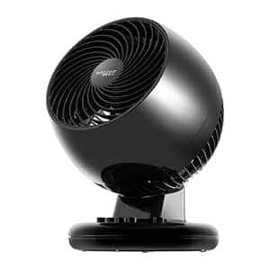 IRIS USA WOOZOO Fan, Oscillating Desk Fan, Table Air Circulator, Fan for Bedroom, 3 Speeds, 74ft for $50