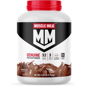 Muscle Milk Genuine Protein Powder 32-Serving Tub for $36 via Sub & Save Muscle Milk Genuine Protein Powder 32-Serving Tub for $36 via Sub & Save