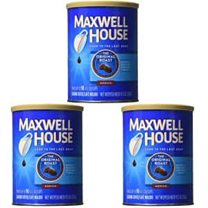 Maxwell House Original Ground Coffee, 11.5-Ounce Cannister (Pack of 3) for $22