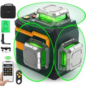 Cigman 3 x 360° Laser Level for $84 Cigman 3 x 360° Laser Level for $84