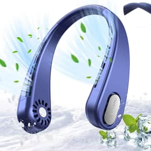 Rechargeable Bladeless Neck Fan for $13 Rechargeable Bladeless Neck Fan for $13