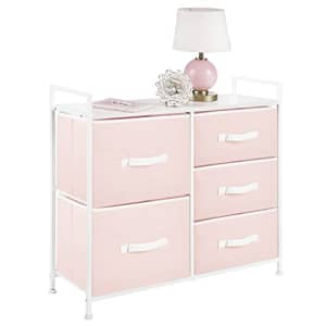 mDesign Storage Dresser Furniture Unit - Large Standing Organizer Chest for Bedroom, Office, Living for $56
