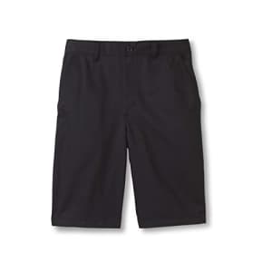 French Toast Boys' Big Pull-On Twill Shorts School Uniform for Kids, Black, 10 for $13