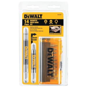 DeWalt 14-Piece Magnetic Drive Guide Bit Set for $12