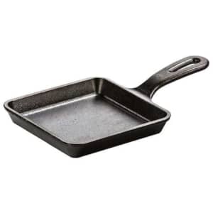Lodge 5.5" Square Cast Iron Skillet for $8