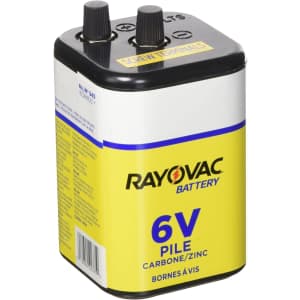 Rayovac 6V Heavy Duty Lantern Battery for $4.12 via Sub & Save