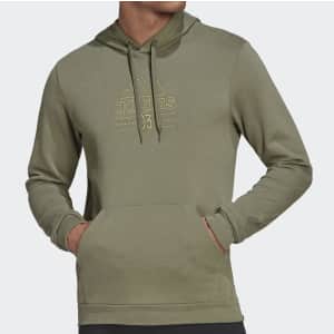 adidas Men's Brilliant Basics Hoodie for $17 in cart