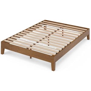 Zinus Alexis Deluxe Wood Queen Platform Bed Frame for $137
