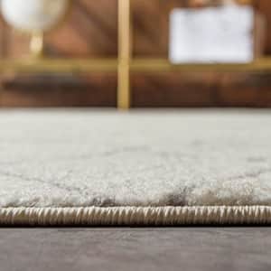 Unique Loom Trellis Frieze Collection Area Rug - Geometric (4' 1" Square, Ivory/ Gray) for $26 Unique Loom Trellis Frieze Collection Area Rug - Geometric (4' 1" Square, Ivory/ Gray) for $26