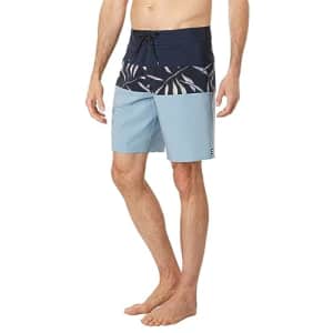 Billabong Men's Standard 4-Way Performance Stretch Tribong Pro Boardshort, 19 Inch Outseam, Navy for $22